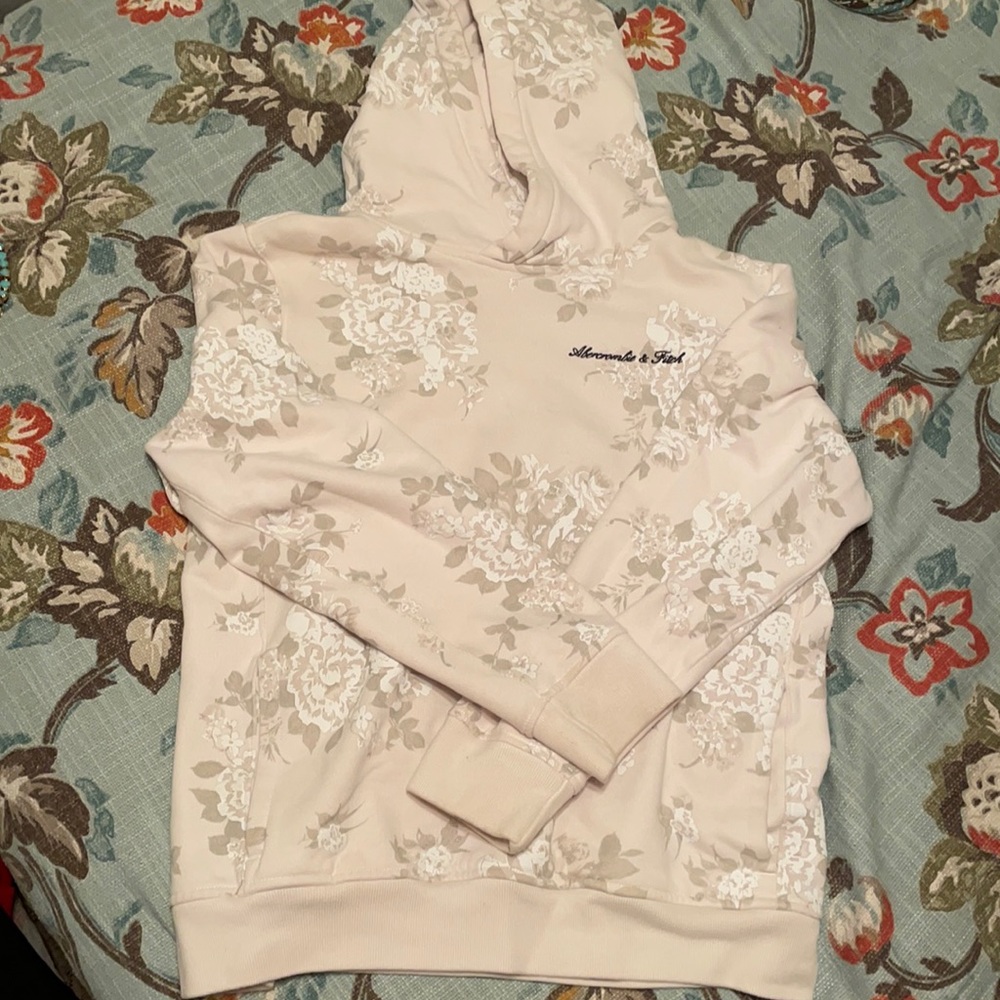 Abercrombie floral sweatshirt hoodie